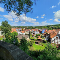 Schöne Aussicht, Blick ins Tal, grün