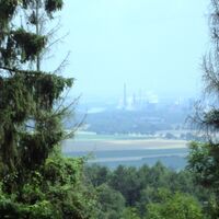 Salzgitter Höhenzug, Wanderwege 21 und 22 Ausblick vom Kammweg