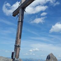 Gipfelkreuz Saulakopf