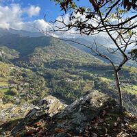 Blick auf die Ortsteile Chialme - Prageria - Brandoneugna