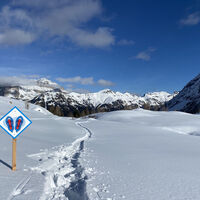 Schneeschuhwanderweg Ciampac ©Archivio FUNIVIA CIAMPAC E CONTRIN S.p.A