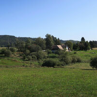 Sanfte Hügellandschaft