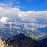 Panorama auf den Rosengarten