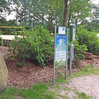 Eingang zum Spiel- und Wasserpark Farven