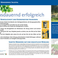 unterwegs am VitalWanderWeg im Salzetal