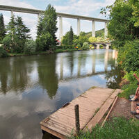 Bootsanlegestelle Rennsteigbeginn Hörschel