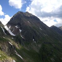 Blick vom Weg Nr. 702A zur Gollingscharte und zum Hochgolling