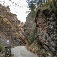 Das Ende der Spitzenbachklamm