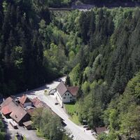 Tiefblick auf Triberg-Schonachbach
