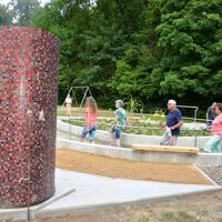 Kneippbecken Salzgitter-Gebhardshagen mit Fußduschkabine