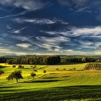 Wiesen- und Felderlandschaft um Emmersdorf