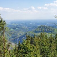 Aussicht Gösser und Lärchsattel Wanderweg, Oststeiermark