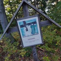 Kreuzwegstation am Kulm, Apfelland-Stubenbergsee in der Oststeiermark
