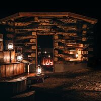 Atmosphäre der Rauchsauna