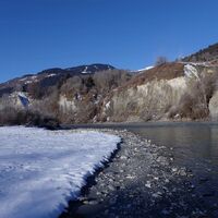 Der Rhein im Winterschlaf