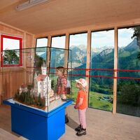 Kleines frei zugängliches Burgmuseum am Falkenstein