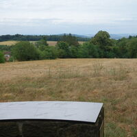 Ausblick am Aussichtsfels oberhalb der Burg