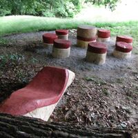Familiehöck mit Himmelslueger im Sinnepark