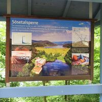 Informationstafel Sösetalsperre