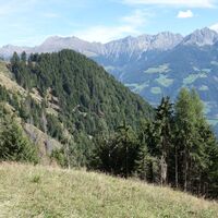 Ausblick am Abstiegsweg
