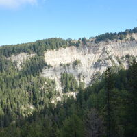 Aufstieg am Zirmersteig