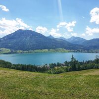 Blick auf den Wolfgangsee