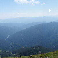 Blick runter zur Brunnalm