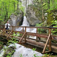 Hauptfälle am oberen Ende der Klamm