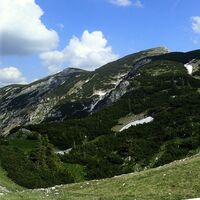 Blick zurück zum Gipfel Dürrenstein