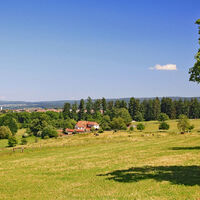 Blick auf den Metzlinschwander Hof