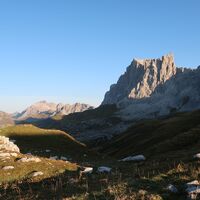 Drei Türme von der Carschinahütte