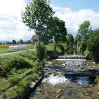 Weg vor Lohnstorf - Gürbe-Sense Etappe 1