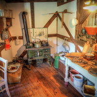 Historische Küche - Freizeitpark Lohmühle