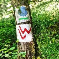 Wegemarkierung Lahnwanderweg / Hugenotten- und Waldenserpfad