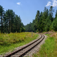 Gleis der Waldviertelbahn