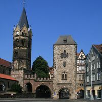 Nikolaikirche und Nikolaitor Eisenach