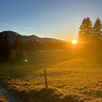 Sonnenuntergang auf der Hochholder-Runde