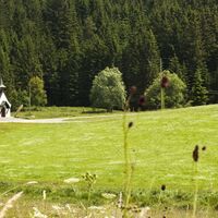 Maria im Moos Kapelle aus der Ferne
