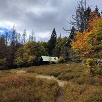 Ankunft am Lindberger Schachten bei der Diensthütte