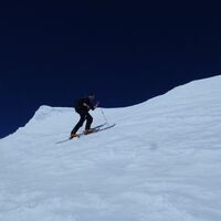 Die letzten Meter zum Gipfel des Schrankarkopfs 3254m