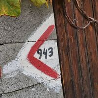 Wegmarkierung Weg zur Ringwarte, Oststeiermark