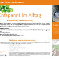 Entspannt im Alltag - unterwegs auf VitalWanderWelt Obernberg