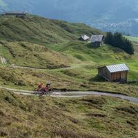 Ziehstrecken in der Lumnezia, Nähe Alp da Morissen
