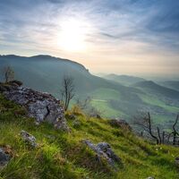 Ausblick Geländehütte Hohe Wand