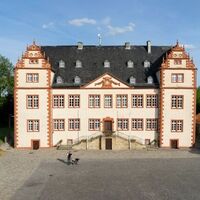 Innenhofansicht vom Eingang Schloss Salder