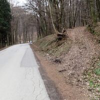 nach dem nördlichen Ortsende