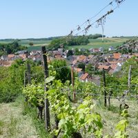 Blick auf Menzingen - nahe Wasserturm