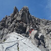 Kurz vor der Seilbrücke