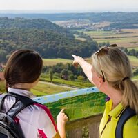 Blick an der Weinwarte