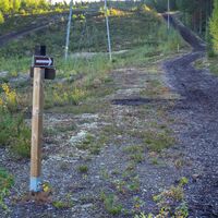 Pärnä Trail, Aufstieg zum Gipfel des Pärnävaara